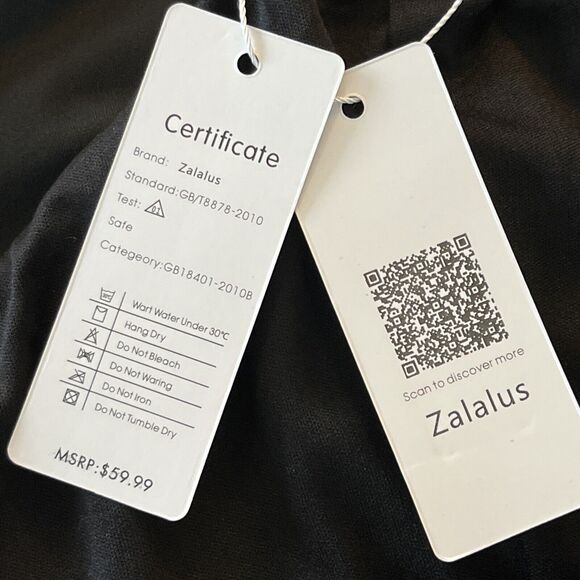 Zalalus Women's Sexy One Shoulder Cutout Ruched Bodycon Sleeveless Slit Size M - Picture 12 of 16